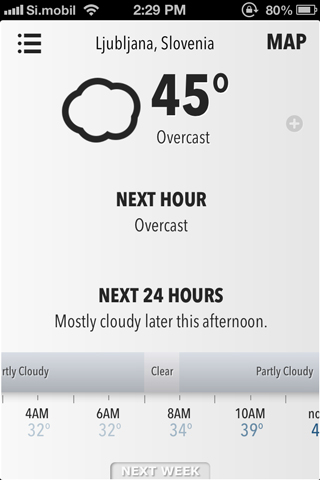 forecast screenshot