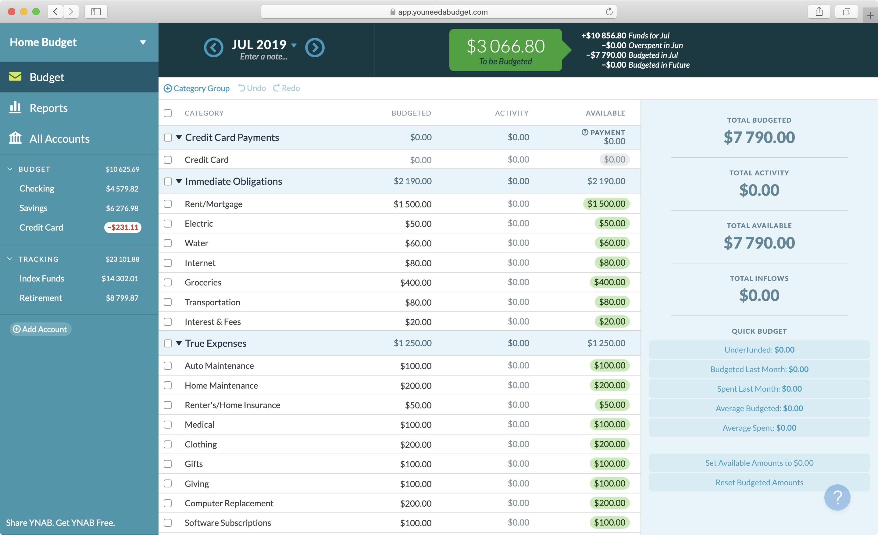 YNAB App